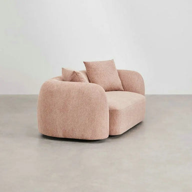 Plush Modern Sherpa Fabric Sectional Sofa for Living Room Lounges