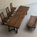 Luxury Live Edge Black Walnut Acacia Solid Wood Dining Table Top