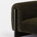 Modern Luxury Boucle Armchair: Single Sofa, Plush Wood Frame Living Room Furniture