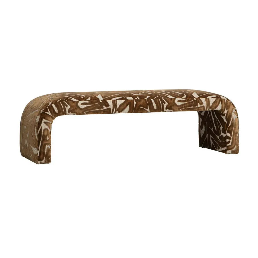 Luxury Farmhouse Velvet Ottoman Bench Wooden Bed End Side Stool