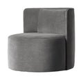 Modern Upholstered Swivel Accent Arm Chair for Living Room Comfort