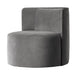 Modern Upholstered Swivel Accent Arm Chair for Living Room Comfort