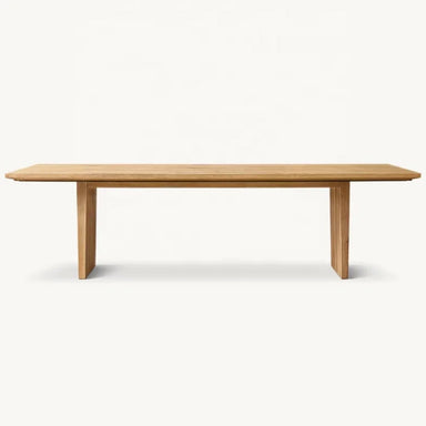 Elegant American Solid Wood Extendable Dining Table for Modern Homes