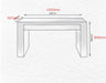 Tostone Contemporary Beige Limestone Dining Table with Elegant Conical Legs