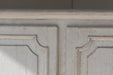 Chic European Country Antique White Sideboard Recycled Pine Wood Cabinet