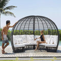 Premium Project-Grade All-Weather Rattan Sunbed for Commercial Hospitality Fit-Outs