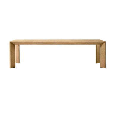 Modern Extendable Rectangular Wooden Dining Table for 8 Guests