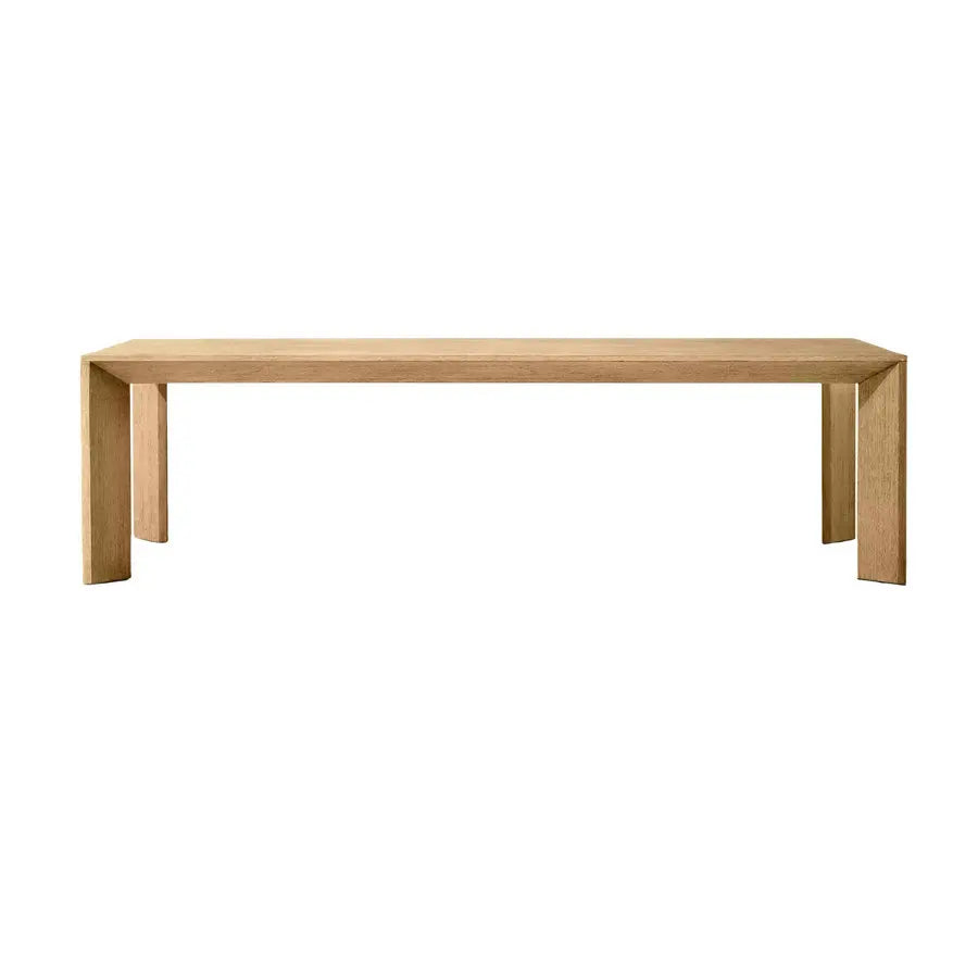 Modern Extendable Rectangular Wooden Dining Table for 8 Guests
