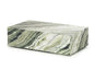 Tostone Natural Green Marble Plinth Coffee Table for Modern Home Decor