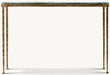 Modern Industrial Steel & Glass Console Table - Handcrafted Rectangular Entryway Furniture