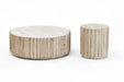 Elegant Mid-Century Modern Recycled Pine Coffee Table for Stylish Living Rooms