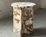 Tostone Calacatta Viola Marble Round Side Table for Living Rooms