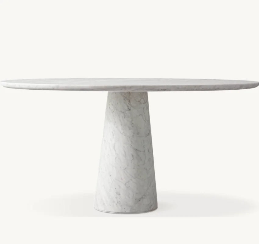 Luxury Marble Round Dining Table for Modern Home, Restaurant, Hotel