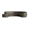 Luxurious Modern Curved Sectional Sofa, U-Shape Design, 7-Seater Floor Couch