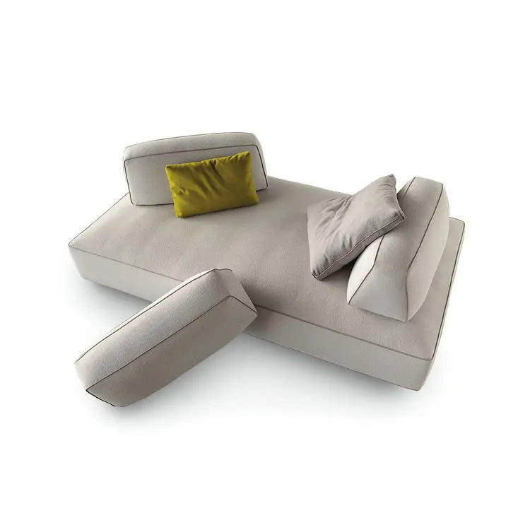Modern Light Luxury Velvet Modular L-Shape Sofa Set for Living Room Comfort