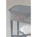 Chic French Vintage Recycled Pine Wood Nightstand with Drawer - Antique Blue Finish