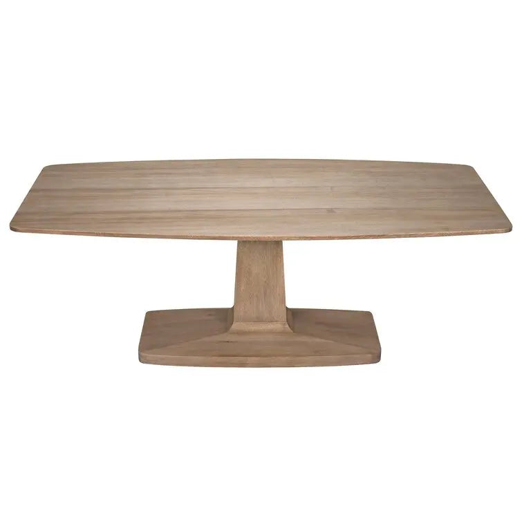 Eight-Seater French Farmhouse Solid Oak Rectangular Dining Table