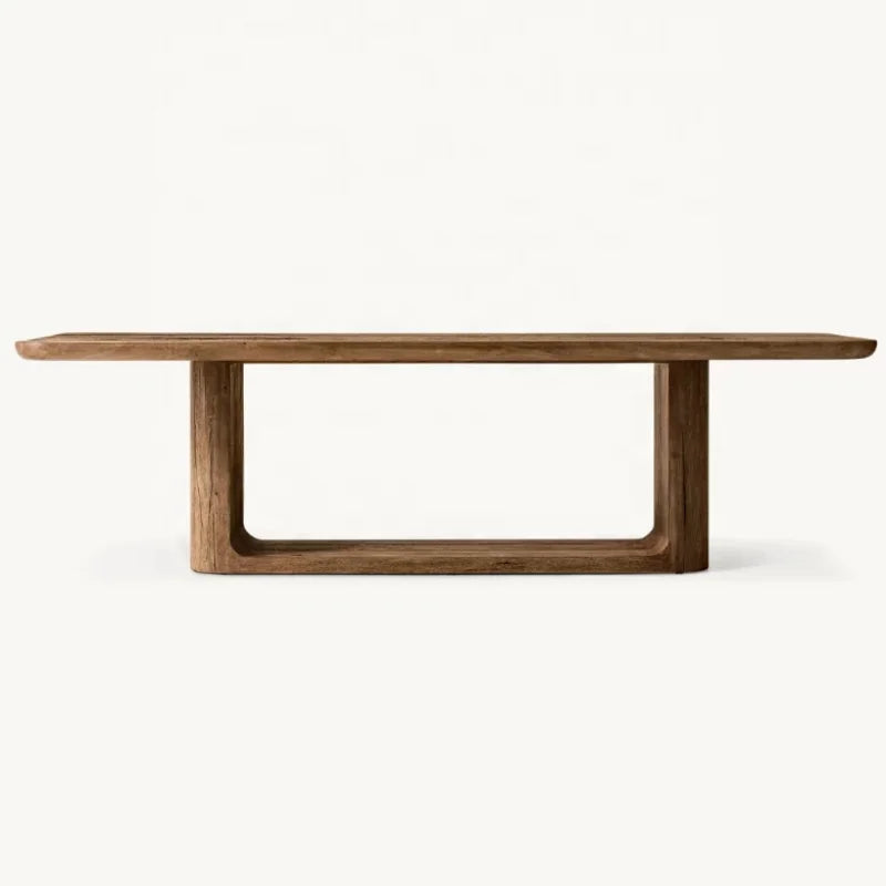 Luxury Solid Wood Dining Table & Chair Set – Customizable, American Style Furniture