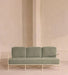 Modern Luxury Single Chaise Lounge Sofa with Fabric Upholstery and Oak Legs