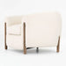 Modern Upholstered Tub Accent Chair for Indoor Living Room Seating Comfort
