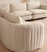 Elegant Modern Chesterfield Sofa Set: Velvet Upholstery, Solid Oak Frame