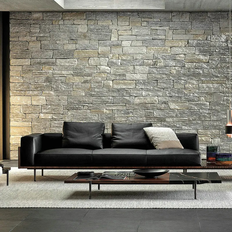 Elegant Italian Modular Velvet Sofa Set with Chaise for Living Room