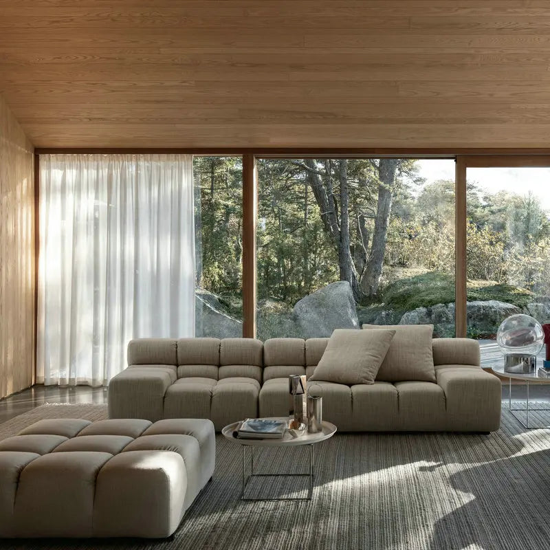Luxurious Modern Velvet Modular Sectional Sofa for Living Room & Hotel Villa