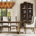 Luxury Forged Metal Dining Table, Customizable Modern Farmhouse Kitchen Furniture