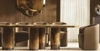Classic Luxury Solid Oak Dining Table - Handcrafted, Elegant, Residential, Hotel