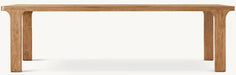 Ordecor American Style Solid Oak Console Table - Rustic Finish, Easy Assembly