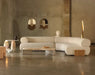 Wabi-Sabi Natural Travertine Coffee Table | Irregular Beige Living Room Accent