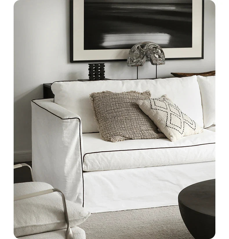 Modern Minimalist Cloud Sofa, Luxurious 4-Seater European Style Comfort Couch