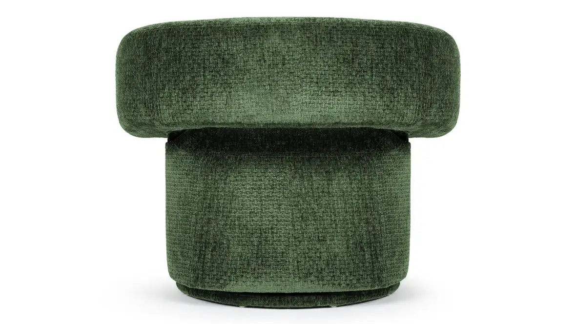 Emerald Velvet Swivel Accent Chair: Plush Rotating Lounge Armchair for Living Room