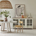 Antique Japandi Recycled Pine Sideboard - Elegant Minimalist Living Room Cabinet