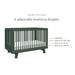 3-in-1 Convertible Baby Crib with 4 Adjustable Mattress Heights for Toddlers