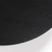 Modern Black Oak Wood Round Coffee Table for Stylish Living Rooms