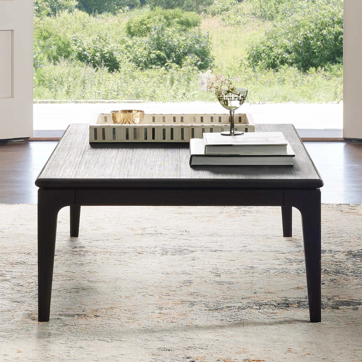 Modern Luxury Solid Oak Wood Dining Room Coffee Table — Woven Space