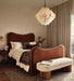 OrDecor Modern Handcrafted Oak Veneer Bed - Stylish, Comfortable, Durable