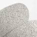 Modern Boucle Velvet Upholstered High Bar Stool with Armrest - Counter Height Chair