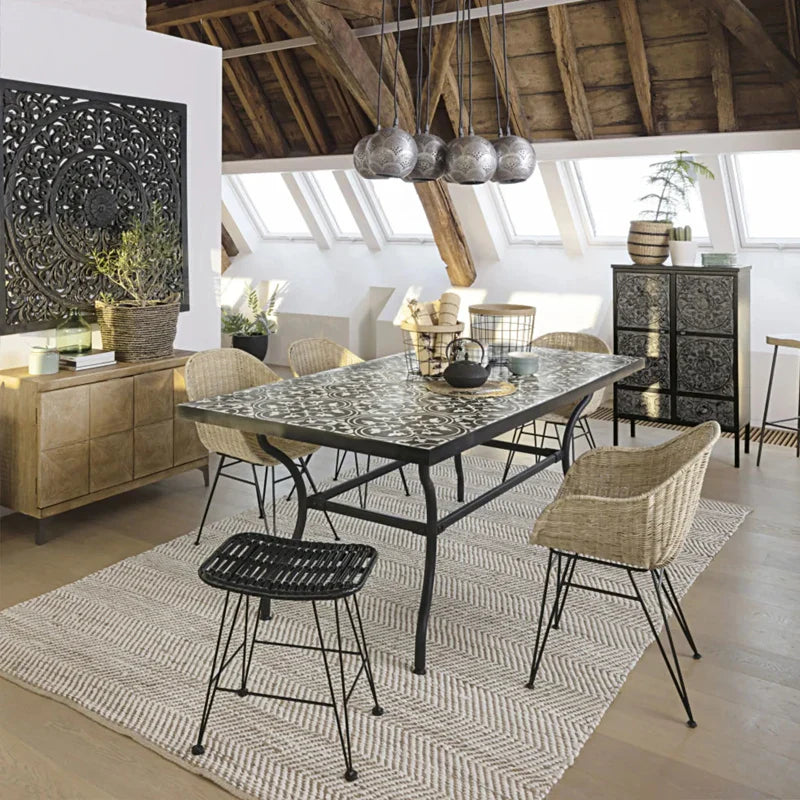 Luxury Solid Oak Parquet Sideboard with Two Doors for Living Room Storage