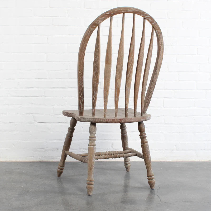 Premium Solid Oak High Back Oval Dining Chair for Restaurant & Home