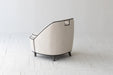 Modern European Avant Garde Velvet Upholstered Armchair Single Sofa Chair Designer Style