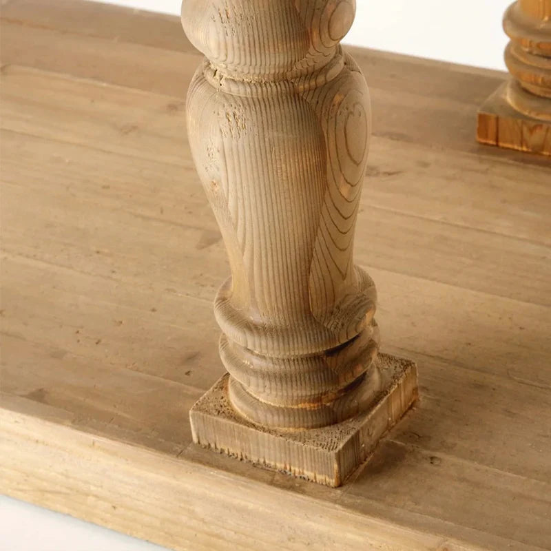 Rustic Reclaimed Fir Wood Console Table - Antique Hallway Living Room Entryway Accent