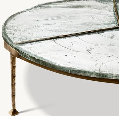 Luxury Custom Handcrafted Marble Coffee Table for Elegant Living Room Decor
