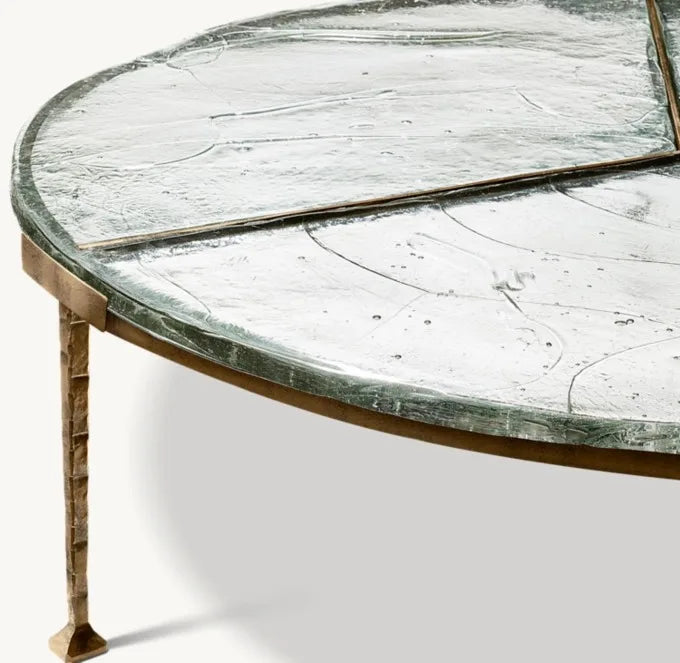 Luxury Custom Handcrafted Marble Coffee Table for Elegant Living Room Decor