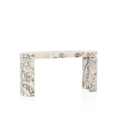 Luxurious Tostone Calacatta Viola Marble Rectangle Console Table for Elegant Spaces