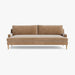 Modern Emerald Green Velvet 3-Seater Sofa: Luxurious Living Room Couch