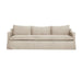 Elegant Italian Luxury Feather Down Slipcover Modern Corner Sofa