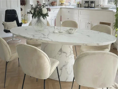 Tostone Arabescato Corchia Marble Dining Table for Modern Kitchens & Interiors