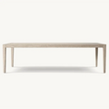 Elegant Solid Wood Dining Table: Customizable, Classic American Village Style for Villas & Homes